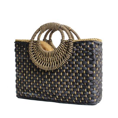 China And American Luxury Straw Weaving Women Handbags Designer Handbags Customized By Bali Handmade Natural Clutch Packaging Summer European Style Summer Beach for sale