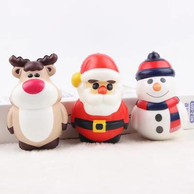 China Toy Newest Cute Christmas Funny Educational Rising Squishy Toys Squeeze Stress Relieve Squishie Doll Toys for sale