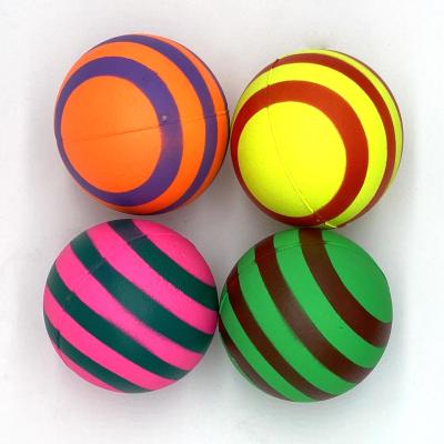 China Sports Toy High Quality Bouncy Rubber Ball Promotional Flyer Printed Rubber Ball Kids Dog Toys for sale