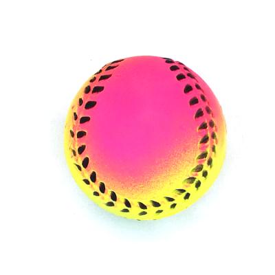 China Sports Toy Wholesale Fitness Rubber Ball Colorful Soft Solid Tennis Rubber Foam Ball for sale