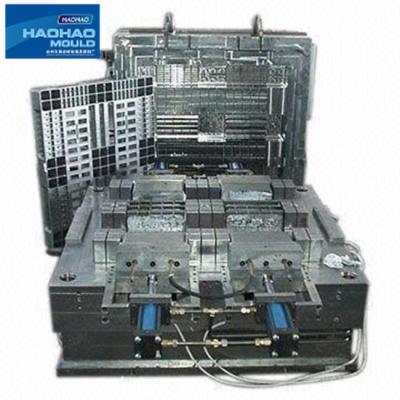 China Hot Plastic Transport Pallet Mold HDPE Tray Plastic Industrial Use Product Injection Die Mold for sale