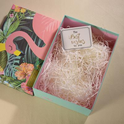 China Custom Super Recyled Flamingo Gift Box Gift Box Birthday Gift Box for sale