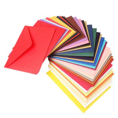 China paper & White Black Cardboard Kraft Paper Mini Paper Window Envelopes Wedding Invitation Envelope Gift Envelope for sale