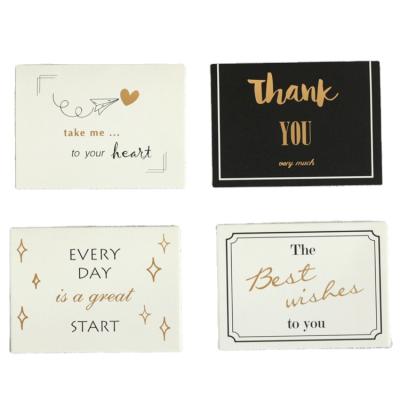 China paper & Customized Cardboard Wholesale Printing Small Greeting Card Thank You Card for sale