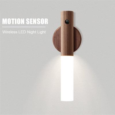 China A Modern Drop Shipping LED Smart Auto-sensing Motion Sensor Night Light Kitchen Stair Light for Bedroom Bathroom for sale