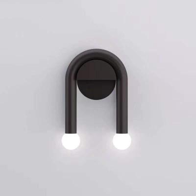 China Modern Modern LED Wall Lights Nordic U Shape Wall Lamps For Bedroom Bedside Living Room Corridor Led Iron Sconces One Drop Shipping for sale