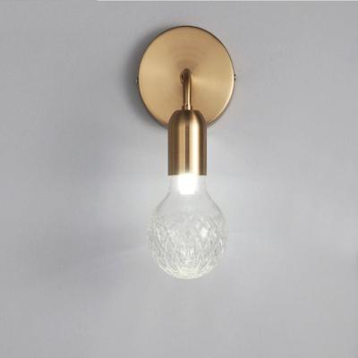 China Modern Simple Brass Kitchen Dining Room Aisle Sconces Vintage Aisle Wall Lamps Vintage LED Wall Light Fixture One Drop Shipping for sale