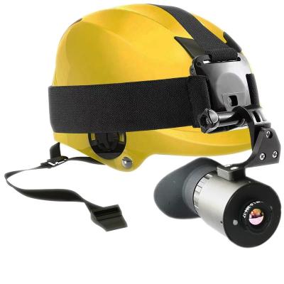 China latest miniature head-mounted firefighting night vision 320x240 thermal imaging monocular 12um 48X60mm for sale