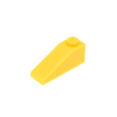 China DIY TOY Wholesale Building Blocks Parts High Foot 1*3 Tilted Piece Base Parts For Building Blocks for sale