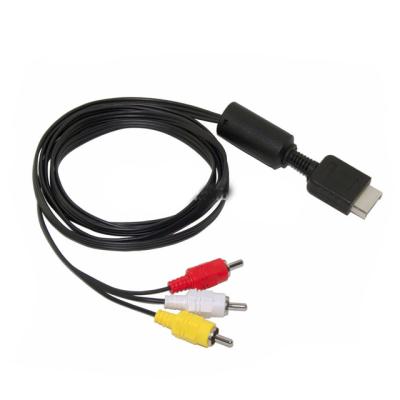 China New FAT PHAT For PS2 For Game Ref 2 RCA Compound Cable TV Cord For PS2 For ps2 for sale