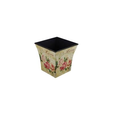 China Cheap Square Plastic Plant Pots Small Square Plastic Flower Pots for sale