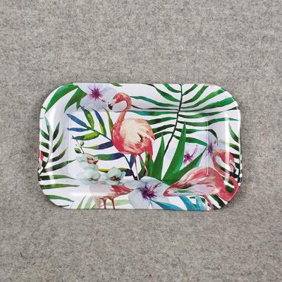 China China metal tray with tropical style plant or fruit pattern for sale