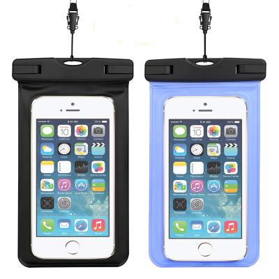 China IPX8 TPU PVC Waterproof Swimming Pouch 7 Inch Universal Mobile Waterproof Phone Case for sale