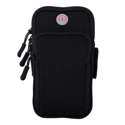 China Outdoor Sports Shockproof Breathable Mobile Phone Arm Running Bag With Reflect Light Function for sale