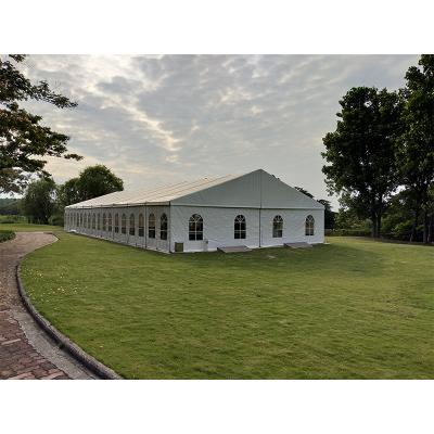 China Waterproof \ Fireproof \ Wind Resistant 2024  GUANGRUI Luxury Heavy Duty Fire Retardant PVC  large Wedding Tents  For 500 People Events white marque tent for sale for sale