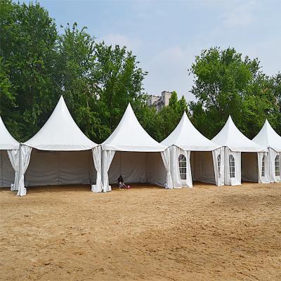 China Waterproof \ Fireproof \ Wind Resistant Outdoor pagoda tent luxury wedding event  aluminum ceremony tent for sale for sale