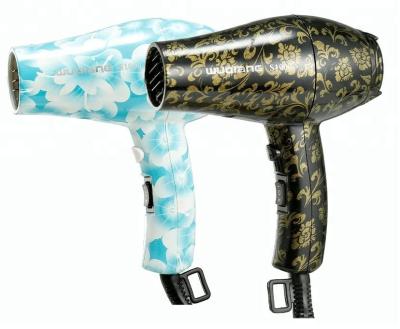 China Other Flower Printing Mini Travel Hair Dryer With Small Diffuser Type Household Hair Dryer With Double Voltage Hair Dryers for sale