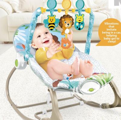 China Eco-friendly Chair Comfort Automatic Swing Baby Vibration Safety Play Mat Baby Rocker Chair Sleep Bouncer for sale