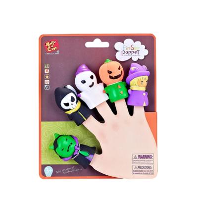 China Plastic Finger Puppet Newborn Baby Finger Puppet Halloween Baby Factory OEM Story Educational Toys Puppets for sale