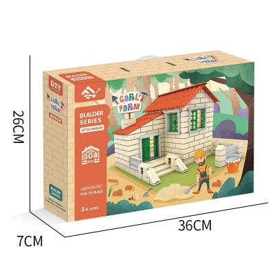 China New Arrival Special Hot Selling Eco-friendly Open Mind Play Building Block House For Kids for sale