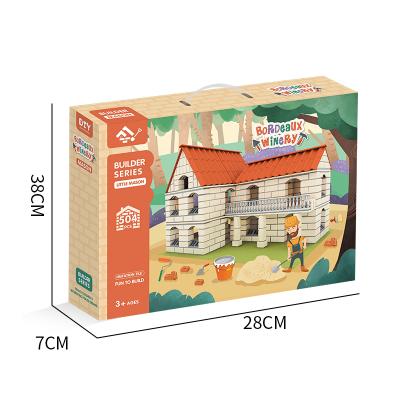 China Eco - Friendly Children 504 Piece Chinese Housing Building Block Toys for sale