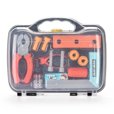 China High Quality Plastic Kids Eco-Friendly Tool Kit Toys Repair Pretend Play Toolbox Assembly DIY Tool Kit for sale