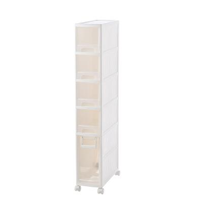 China Stocked Storage Cabinet Bathroom Living Room Drawer Plastic Storage Cabinets for sale