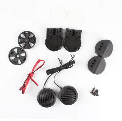 China Plastic Tweeters Super Radio High 1 Pair 150W 4 Ohm Three Way Dome Crossover Tweeters for sale