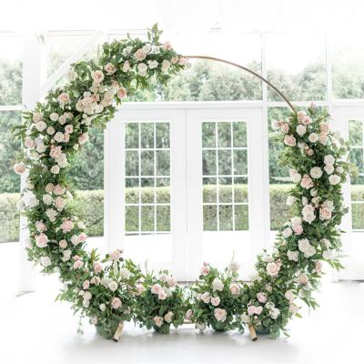 China Circle moon floral door wedding decoration KCFA-036 wedding decoration for wedding arch for sale