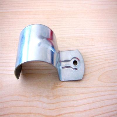 China Pipe Clamp Electrical Cable Clamp One Hole Saddle Wire Rope Clamp for sale