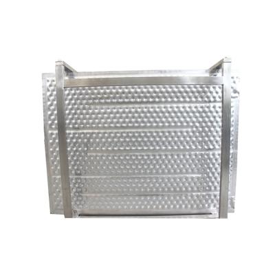 China Customize Stainless Steel Dip Pillow Plate Dimple Plate For Beverage Cooling for sale