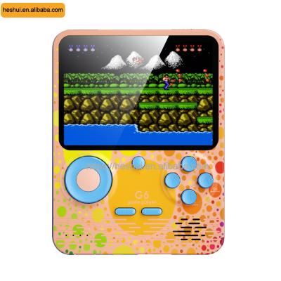 China Video games play; High Quality Cheap Entertainment Console G6 Game Console 2022 666 in 1 Classic TV Handheld Games Mini Portable Retro Video Console for Kids for sale