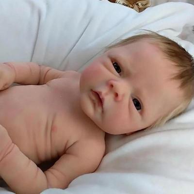 China 46cm Angel Toddler Full Body Baby Realistic Ready Current Realistic Silicone Reborn Dolls For Boys Girls for sale