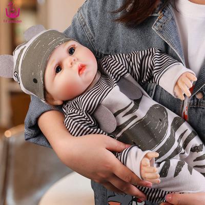 China Soft Toy UCanaan Kids Toy Bebe Reborn Lifelike Baby Dolls 22 Inch 55Cm for sale