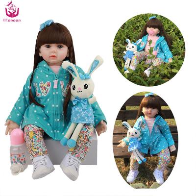 China UCanaan Diy Fashionable Design 24 Soft Toy Inches 60cm Reborn Doll Toy Kit Full Body Silicone Baby for sale