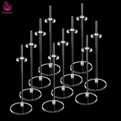 China Doll Accessories Ucanaan Toys Accessories Shape Acrylic 30Cm Stand Wholesale Low Model Support Doll Stand for sale