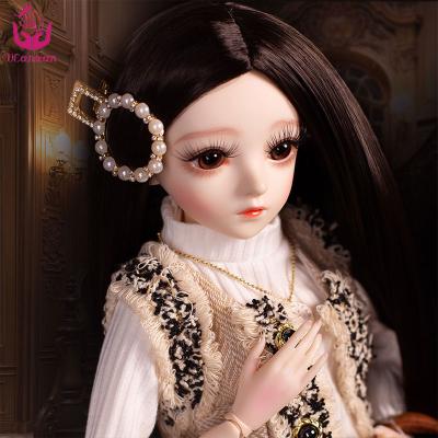 China 18 Joints Body 1/3 Body UCanaan Makeup Kids Birthday Gift Fashion BJD Doll 18 Girls Ball Dolls With Clothes Set Handmade Full Wig for sale