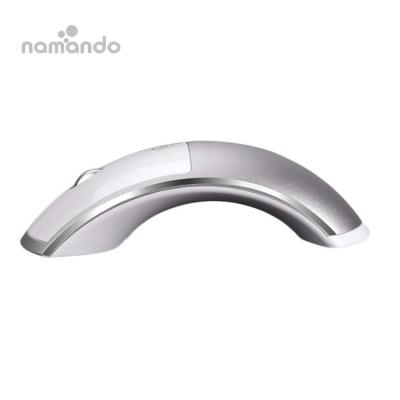 China namando Factory Waterproof Computer Mouse Metal Bluetooths Double-module Rechargeable Wireless Mouse for sale