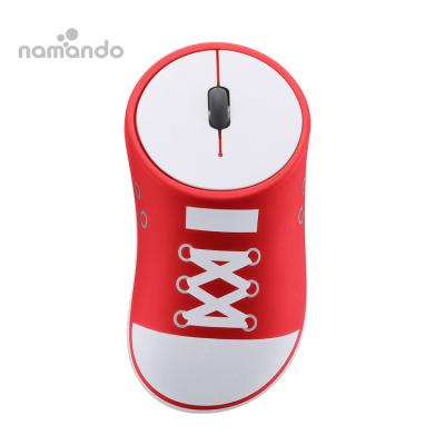 China New Arrival 3D Sports Shoes Mouse Gifts 2.4G Rechargeable Ergonomic Wireless Mouse for sale