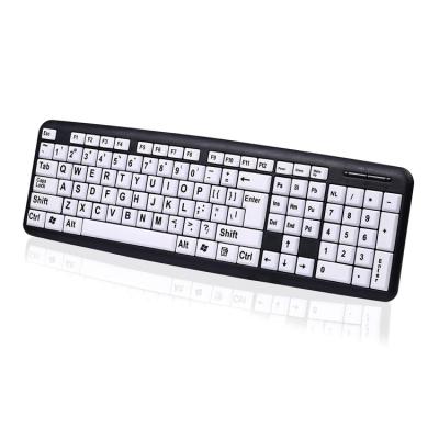 China Large Standard Large Character Keyboard Letters for Elderly from namando factory for sale