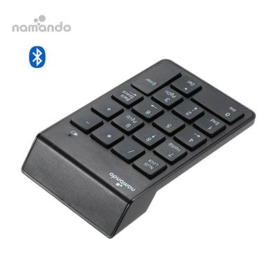 China Wireless Rechargeable Portable Digital Keyboard Numeric Keypad Multimedia Keyboard Numpad for IOS Android Windows for sale