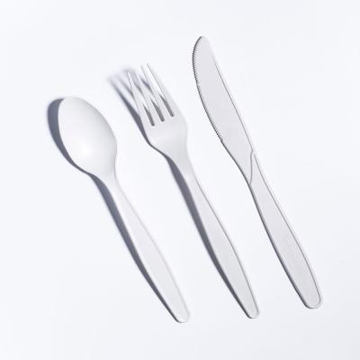 China Disposable Cutlery CPLA Biodegradable Disposable Cutlery Set Disposable PLA Cutlery Eco Friendly for sale