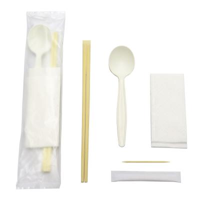 China China Factory Disposable Biodegradable Cornstarch Low Price Disposable Cutlery for sale