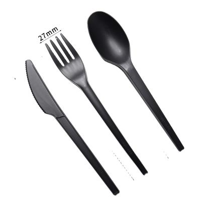 China Wholesale Disposable Cornstarch Flatware Biodegradable Pla Cutlery Set for sale