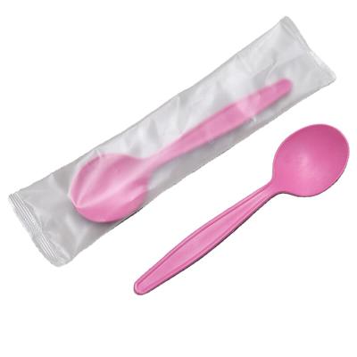 China PLA Disposable Cutlery Biodegradable Plastic Cutlery Knife CPLA Disposable Fork And Spoon for sale