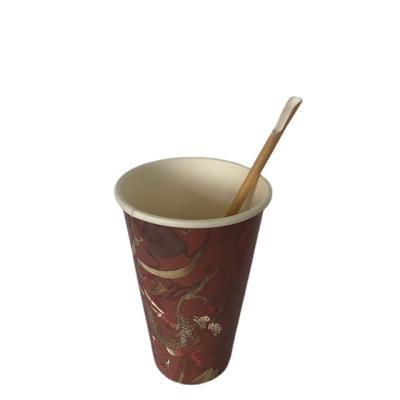 China Good Quality Boba Straw Drinking Paper Straw Disposable Biodegradable Paper Spoon for sale