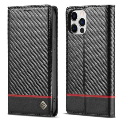 China Shockproof Carbon Fiber Wallet Case for 14 pro 14 pro max iPhone14 14 max for sale