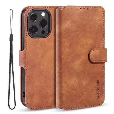 China Shockproof Vintage Leather Cover For iPhone13 13Mini 13Pro 13Pro Max for sale