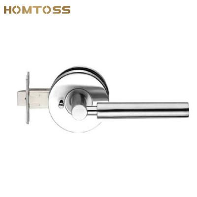 China Modern Stainless Steel Bathroom Bk Feature With Privacy Lock Pin And LLS04 Lockset Lever Door Handle for sale