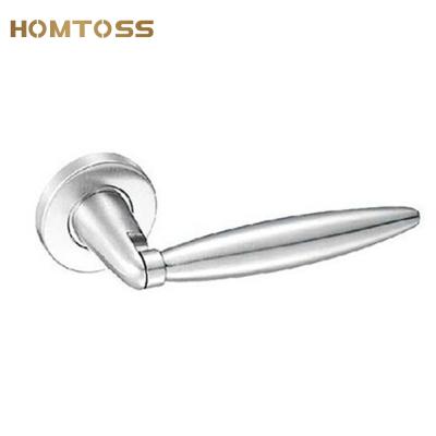 China Modern heavy solid door lock SSLH16 stainless steel lever door handle for sale